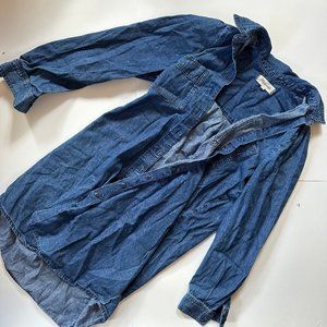 Madewell Button Up Denim Dress